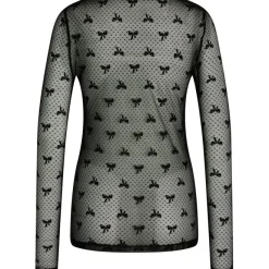 Bruuns Bazaar Flannel Musta Läpinäkyvä Paita