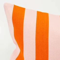 Carla Oranssi Raidallinen Tyynynpäällinen 30×50