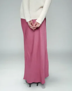 Grace & Mila ORIENT pinkki pitkä satiinihame