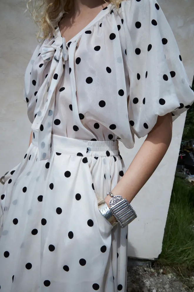 Lollys Laundry PineLL-polkadottoppi