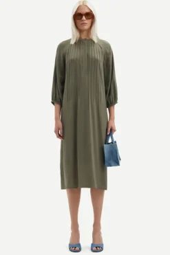 Samsoe & Samsoe Saselma Vihreä Pitkähihainen Mekko